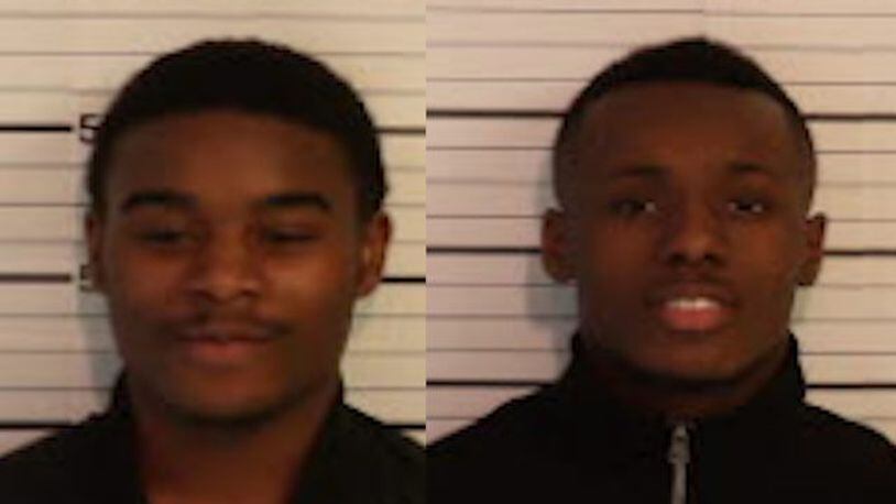 Kenterrio Horton and Tyquan Hall  were arrested and charged with aggravated assault when a gunshot was fired at a Memphis, Tennessee, McDonald's.
