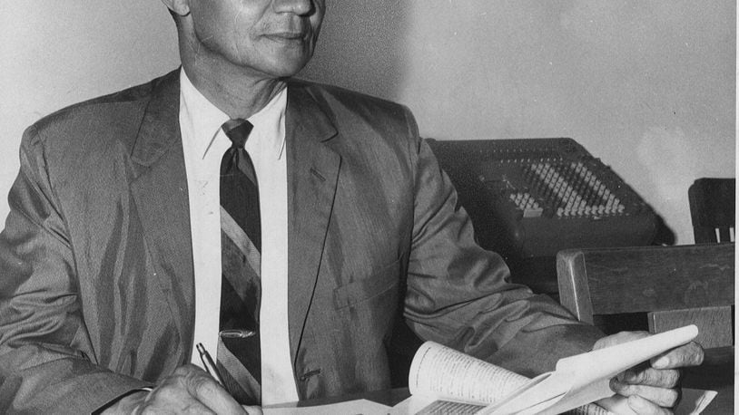 Lewis A. Jackson, then the vice president for academic affairs at Central State University, seen here in a 1965 photo.