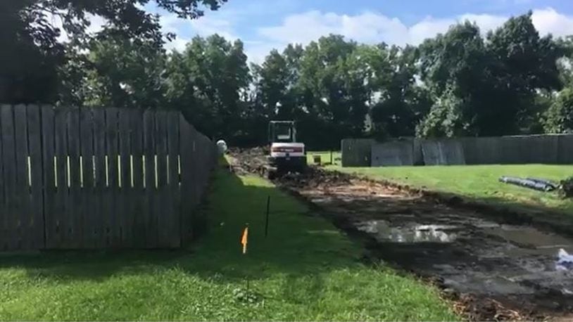 Construction is underway on a 100-foot-cell tower in Washington Township and some neighbors aren’t happy about it.