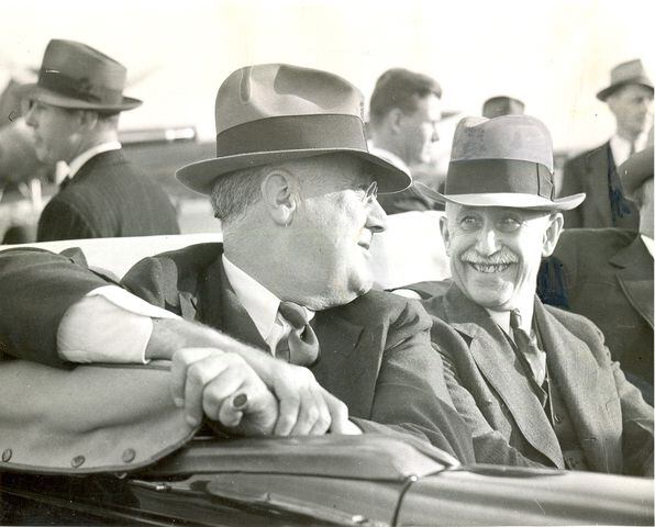 President Franklin Roosevelt visits Wright Field