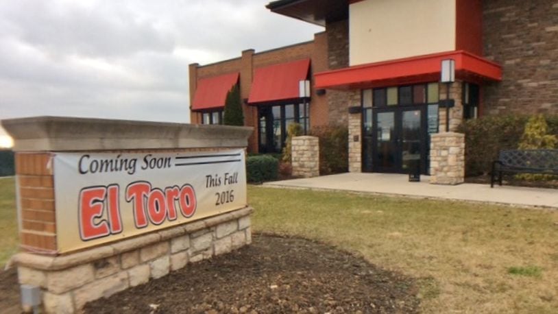 El Toro will open its new Springboro location this Friday, Dec. 30. MARK FISHER/STAFF