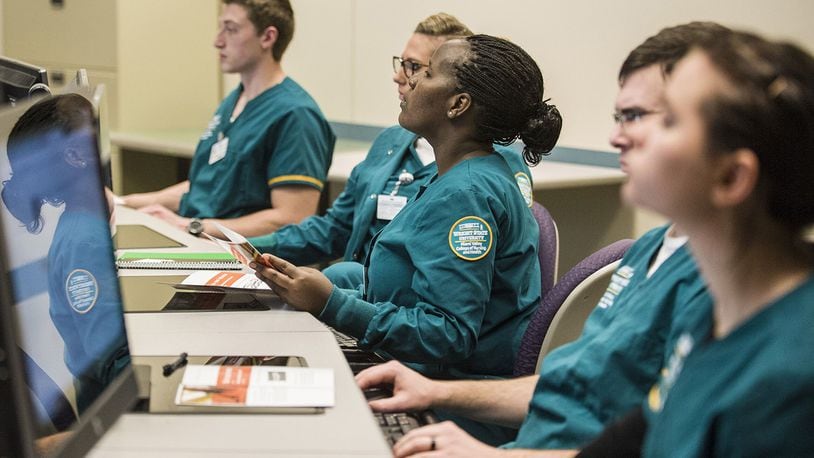 Enrollment in Wright State s nursing program has increased by more than 39 percent since 2014.