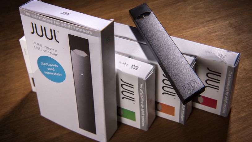 JUUL will stop selling flavored e-cigarette pods in stores. Washington Post photo by Bill O’Leary