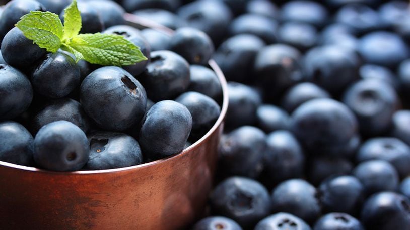 All hail the powerful blueberry, which a new study says might be able to help women fight off the postpartum "baby blues." (Shane White/Dreamstime/TNS)