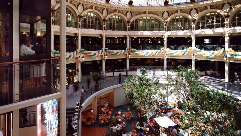 The Dayton Arcade’s rotunda when it was still in use. STAFF