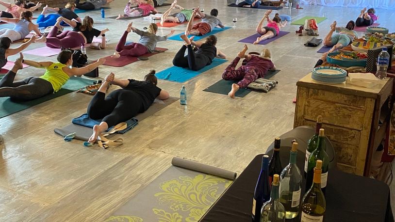 The Brightside Music & Event Venue will host Yoga & Wine Wednesday on March 29. PHOTO BY LIBBY BALLENGEE