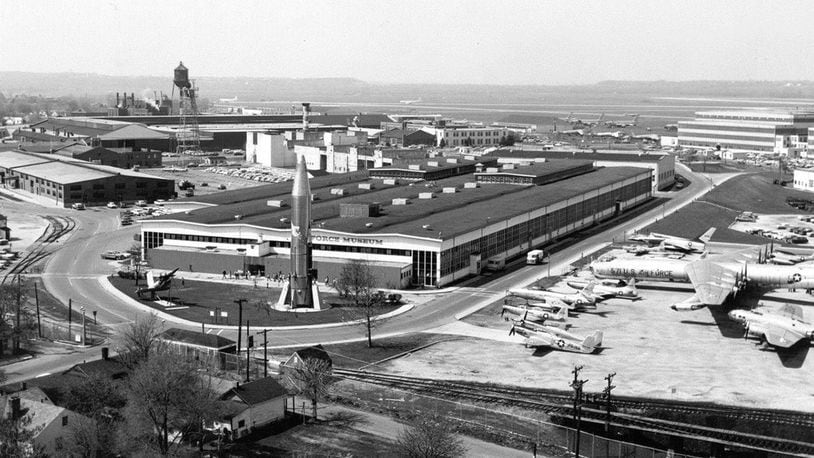 The Air Force Museum resided in Bldg. 89, Area C, from 1954 to 1971. (U. S. Air Force photo)