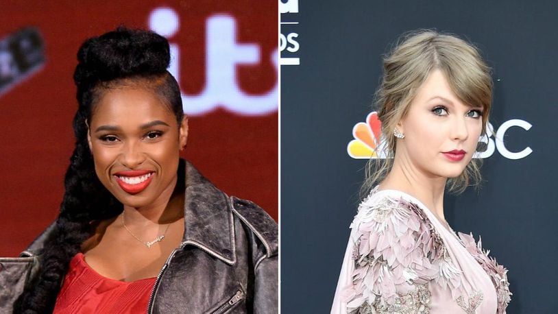 Jennifer Hudson and Taylor Swift are set to star in a film adaptation of the musical "Cats." (Photo by Jeff Spicer/Getty Images, Frazer Harrison/Getty Images)