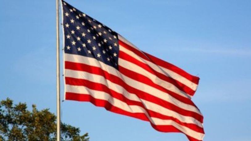 Stock photo of an American flag.