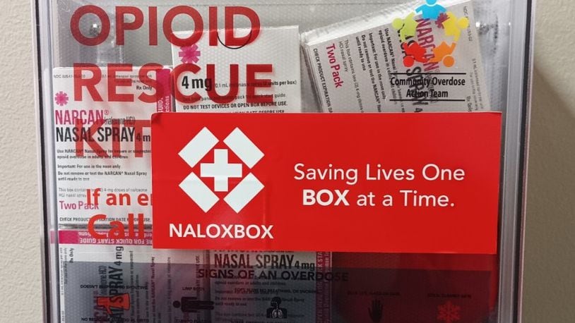 Montgomery County Alcohol, Drug Addiction and Mental Health Services will install a Naloxbox for free at any business or location the requests it. The agency is looking to install these safety kits, which include Narcan nasal sprays and other safety items, at a variety of locations, such as churches, bars, restaurants, and more. SAMANTHA WILDOW\STAFF