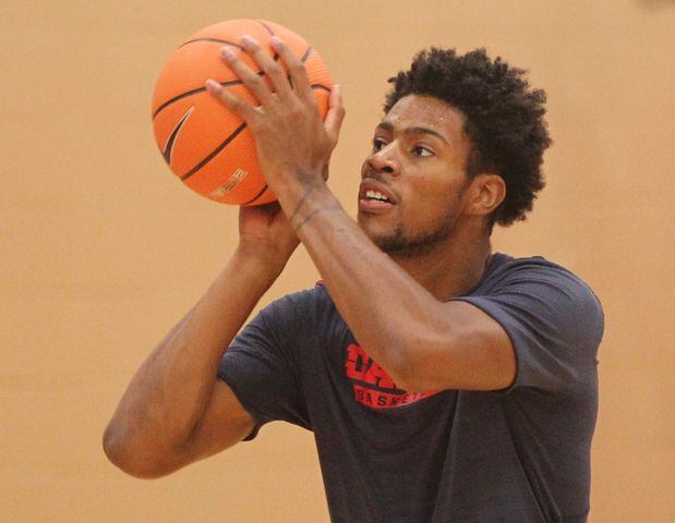 Photos: Dayton Flyers working out at Cronin Center