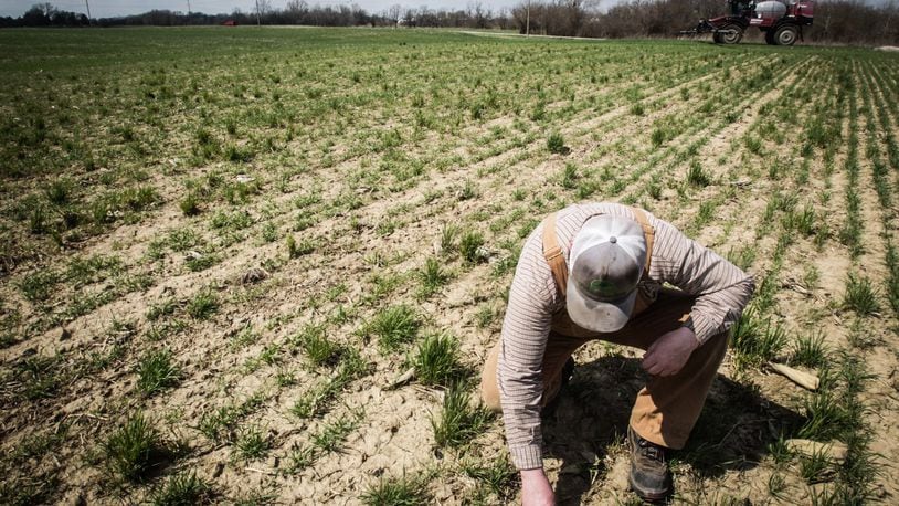 Ohio farmers could see the most economic fallout from the Russian invasion of Ukraine. In this file photo, farmer Lane Osswald works on his family's 1500 acre farm in Preble County north of Eaton.