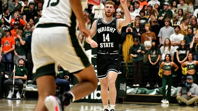 Wright State's Brandon Noel lead the Raiders with 17 points in Tuesday's loss to Hofstra. Wright State Athletics photo
