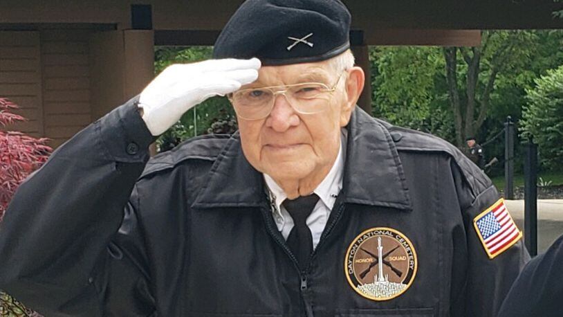 Jim Todd, a volunteer with the Dayton National Cemetery Honor Squad