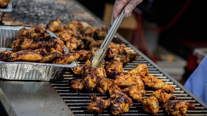 The Kickin’ Chicken Wing Fest is Saturday, July 9 at the Fraze Pavilion in Kettering. TOM GILLIAM/CONTRIBUTED