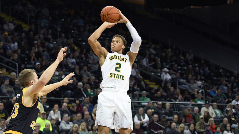 Wright State’s Everett Winchester puts up a shot against Northern Kentucky. Keith Cole/CONTRIBUTED
