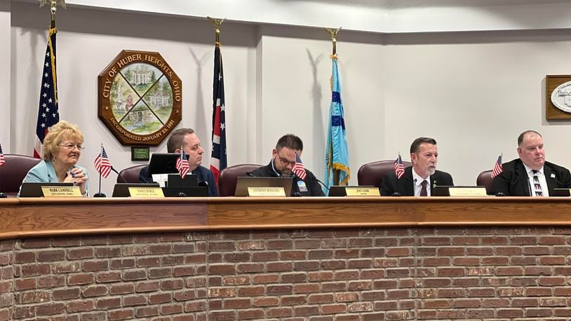 Huber Heights City Council at a 2023 meeting