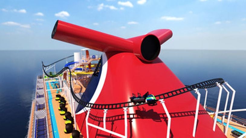 Carnival Cruise Line has announced the first roller coaster at sea.