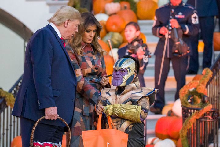 Photos: White House hosts trick-or-treaters ahead of Halloween 2019