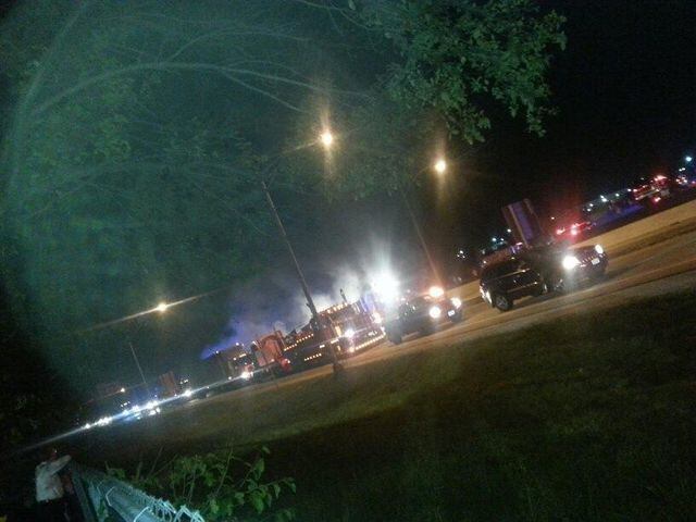 I-75 Semi Fire/Crash