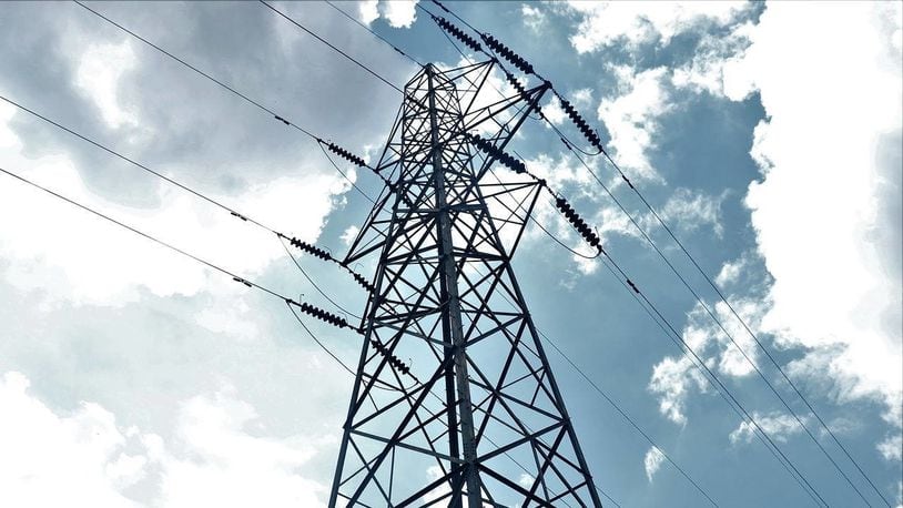 A man climbed a power pole tower near Pueblo, Colorado, early Sunday morning, police said.