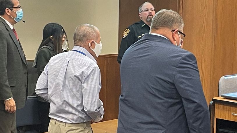 The trial for Victor Santana, accused of shooting and killing two teenagers in August 2019 who were sitting in a car smoking marijuana in his detached garage behind his home in Dayton. PARKER PERRY/STAFF