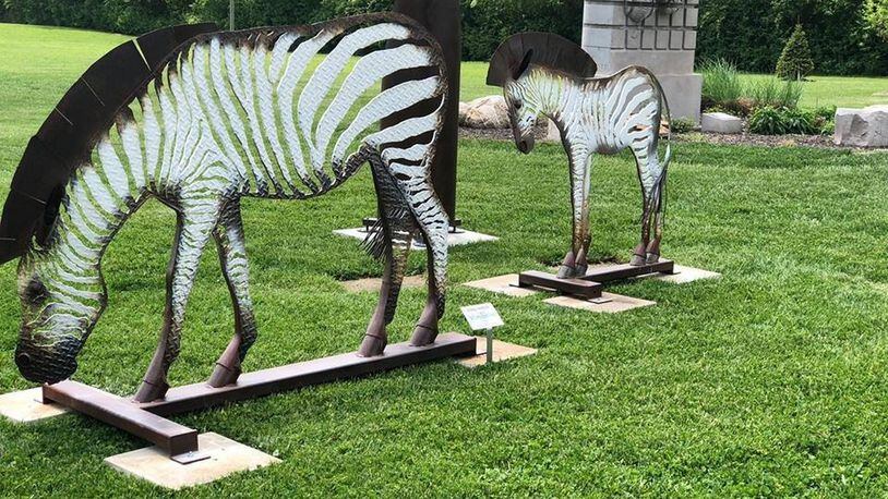 Vandalia Art Park’s new exhibit will be ready for visitors on June 2, featuring eight traveling sculptures and artwork from the Miami Valley Career Technology Center students. CONTRIBUTED.