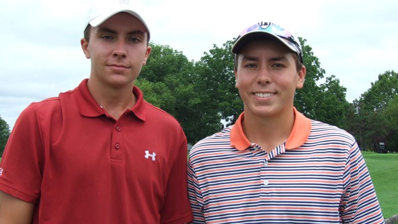 Springboro golfers Jake and Josh Gilkison are two of the top amateur players in the Dayton area. Mike Hartsock/STAFF