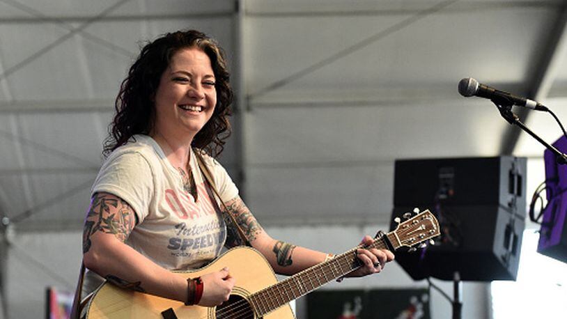 INDIO, CA - APRIL 29:  Ashley McBryde performs onstage during 2018 Stagecoach California's Country Music Festival at the Empire Polo Field on April 29, 2018 in Indio, California.  (Photo by Matt Cowan/Getty Images for Stagecoach)