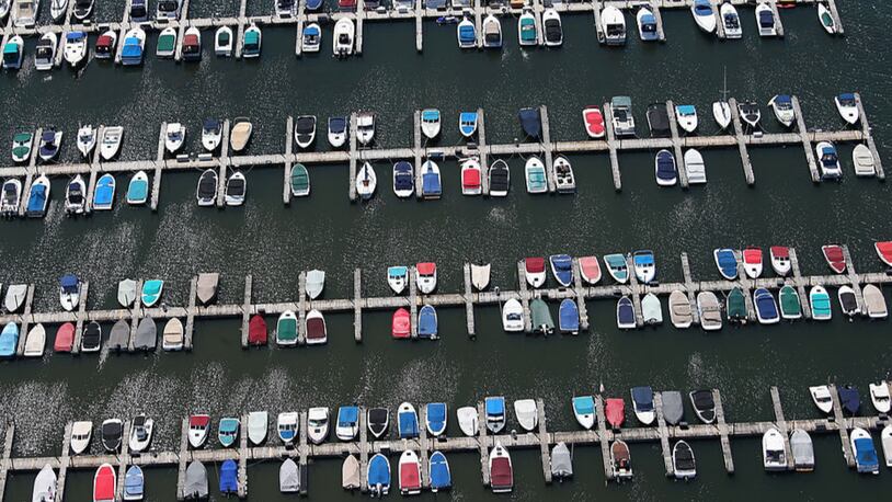 Boats at a marina. (Photo: John Moore/Getty Images)