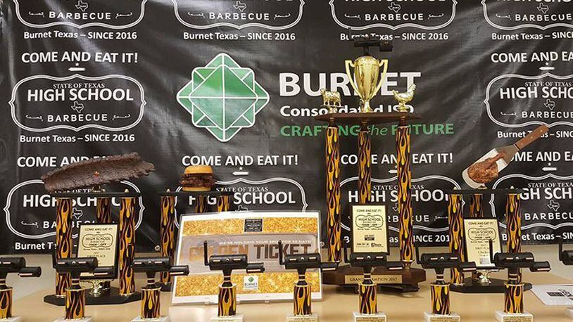 Teams competing in the State of Texas High School Barbecue Cook-off do so in 12 categories, from brisket and ribs to potato salad and sauce. (State of Texas High School Barbecue Cook-off)