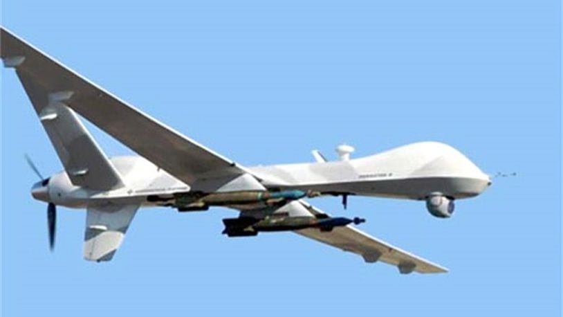 The MQ-9 Reaper drone will be the “official” aircraft of the 2018 Air Force Marathon. CONTRIBUTED