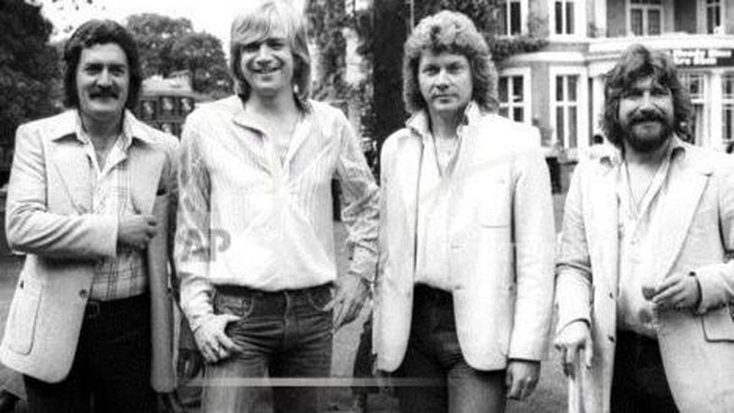 The Moody Blues in 1978. From left, Ray Thomas, Justin Hayward, John Lodge and Graeme Edge.