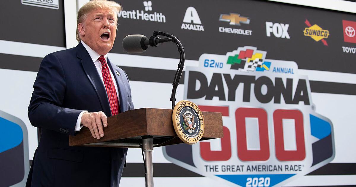 President Donald Trump grand marshal at Daytona 500