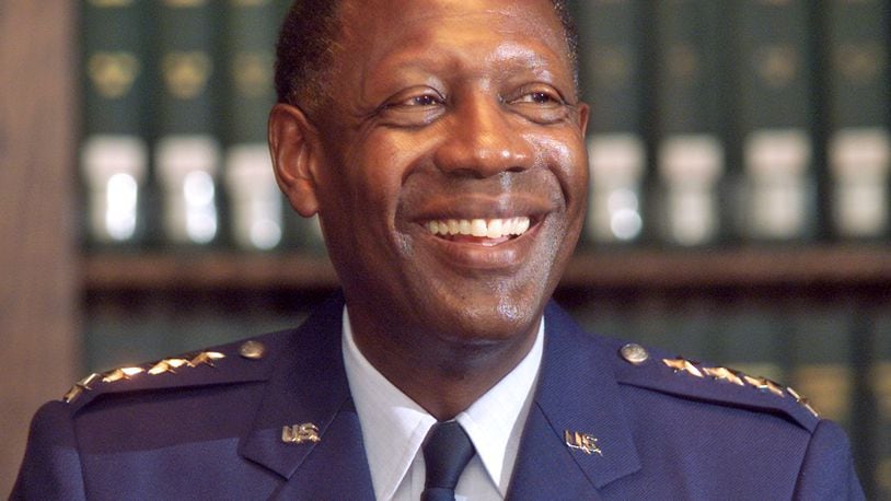 Retired Gen. Lester Lyles, former commander of the Air Force Materiel Command at Wright-Patterson Air Force Base, in a 2002 file photo.