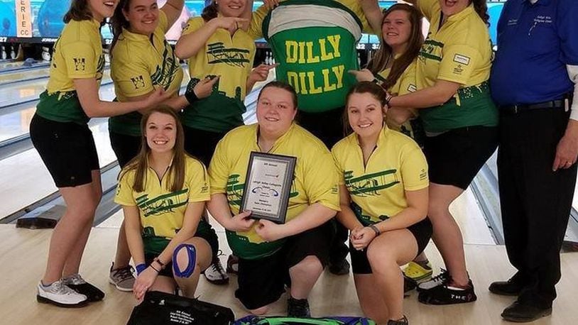 Wright State women’s bowling team
