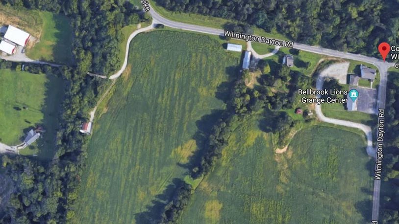 The Rammel property is vacant, agricultural land on Wilmington-Dayton Road in Sugarcreek Twp. where Oberer Land Developers plan to build homes. Courtesy of Google Maps.
