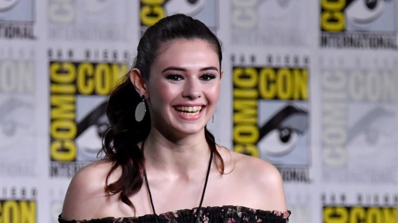 Nicole Maines walks onstage at the "Supergirl" Special Video Presentation and Q&A during Comic-Con International 2018 at San Diego Convention Center on July 21, 2018 in San Diego, California. Maines, who is a trans woman, will be the first ever trans superhero on television.(Photo by Mike Coppola/Getty Images)