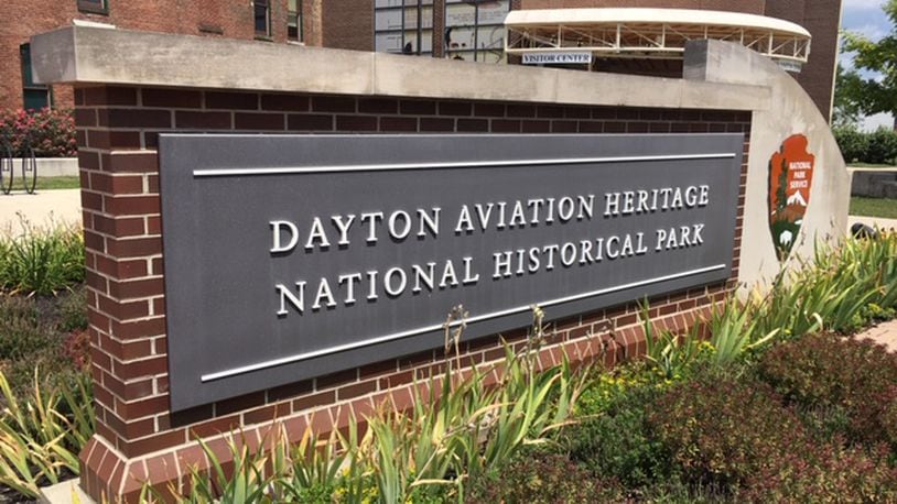 National Aviation Heritage Area park offices off West Third Street in Dayton. THOMAS GNAU/STAFF