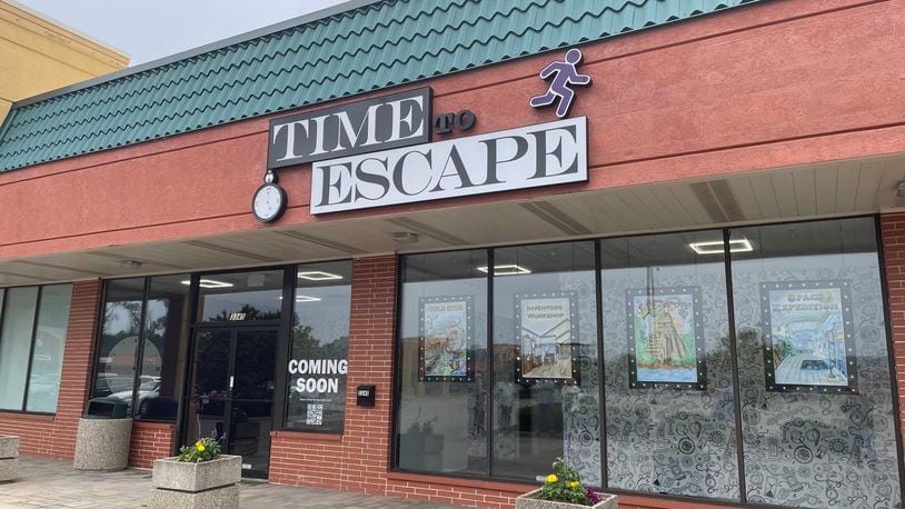 Time to Escape will offer four escape rooms, a rage room and splash paint room at 3345 Seajay Drive in Beavercreek. NATALIE JONES/STAFF