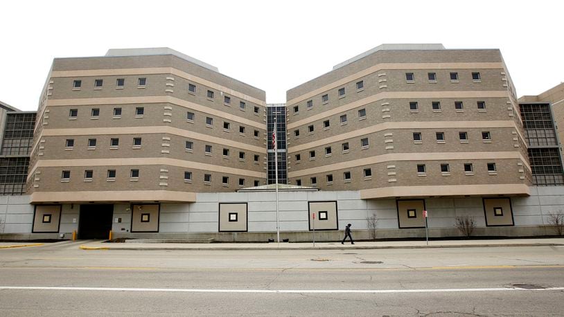 The Montgomery County Jail at 330 West Second Street in Dayton. GREENLEES / STAFF